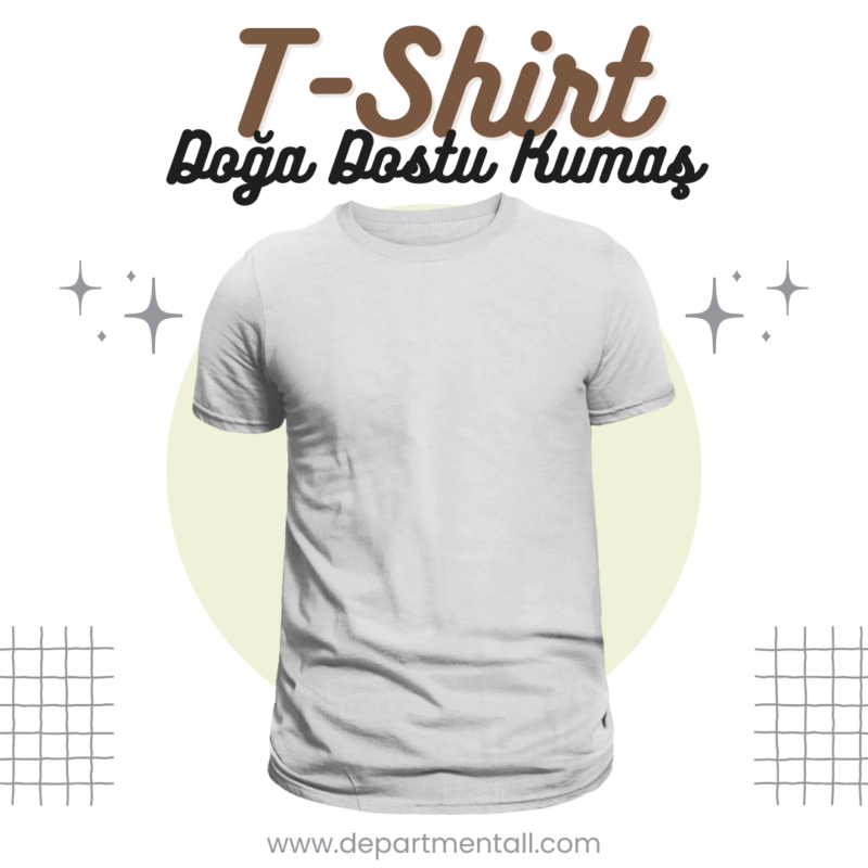 ddt 01 doğa dostu basic t shirt tişört bulut beyaz