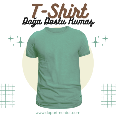 ddt 03 doğa dostu basic t shirt tişört haki