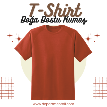 ddt 04 doğa dostu basic t shirt tişört mat kırmızı